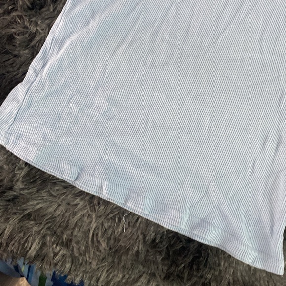 Baby blue ribbed tank top - Picture 12 of 16